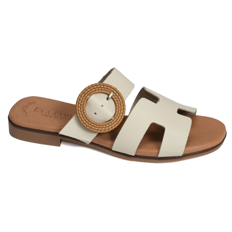 3007 Beige, Mules Eva Frutos