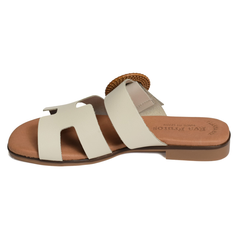 3007 Beige, Mules Eva Frutos