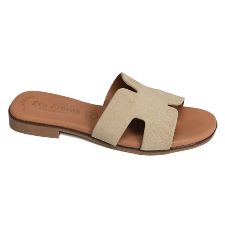 3053 Beige, Mules Eva Frutos