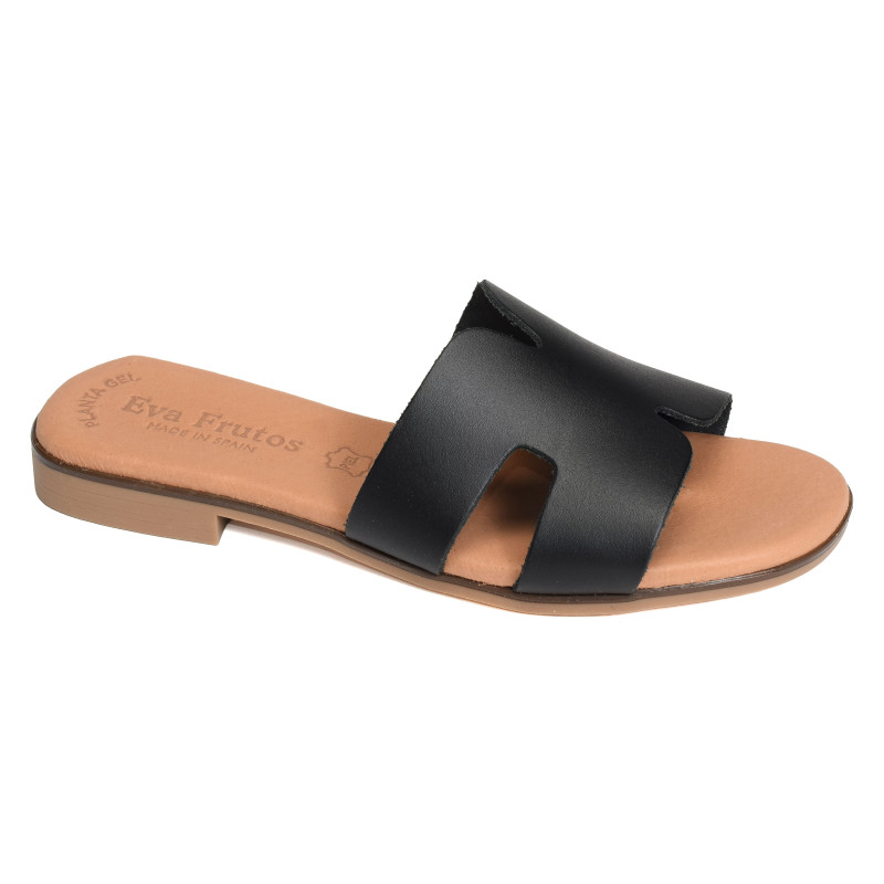 3053 Noir, Mules Eva Frutos