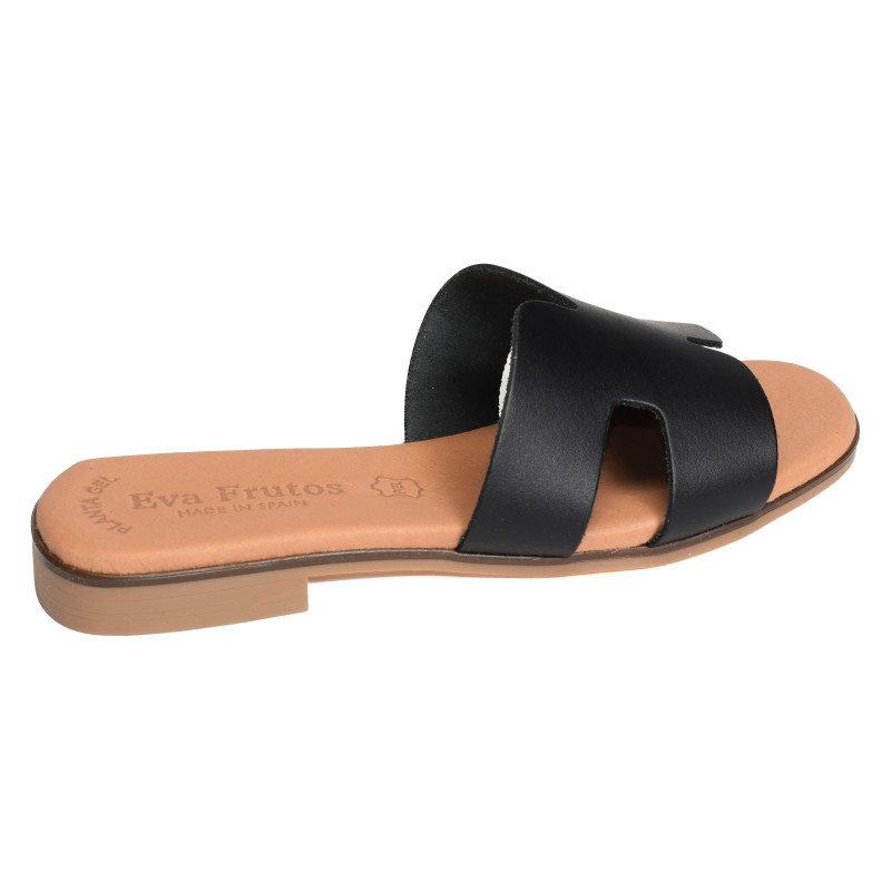 3053 Noir, Mules Eva Frutos