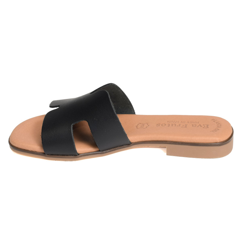 3053 Noir, Mules Eva Frutos
