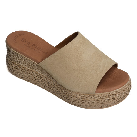 3767 Beige, Mules Eva Frutos