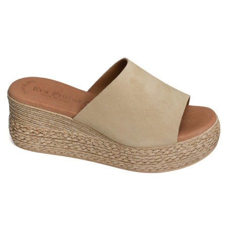 3767 Beige, Mules Eva Frutos