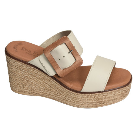 5841 Beige, Mules Eva Frutos