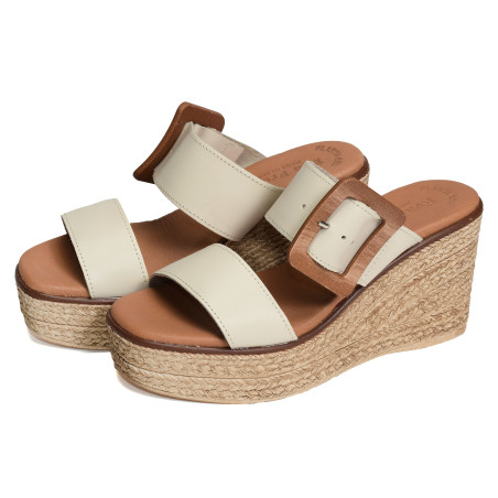 5841 Beige, Mules Eva Frutos