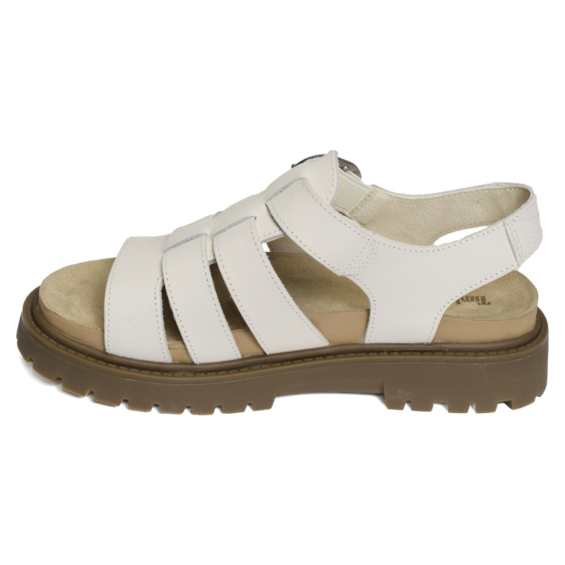 CLAIREMONT WAY FISHERMAN Blanc, Nu-Pieds à plateforme Timberland