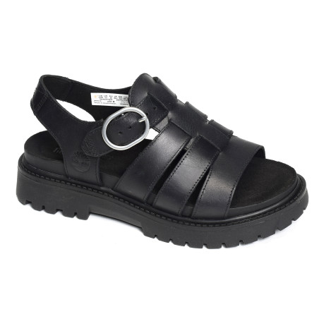 CLAIREMONT WAY FISHERMAN Noir, Nu-Pieds à plateforme Timberland