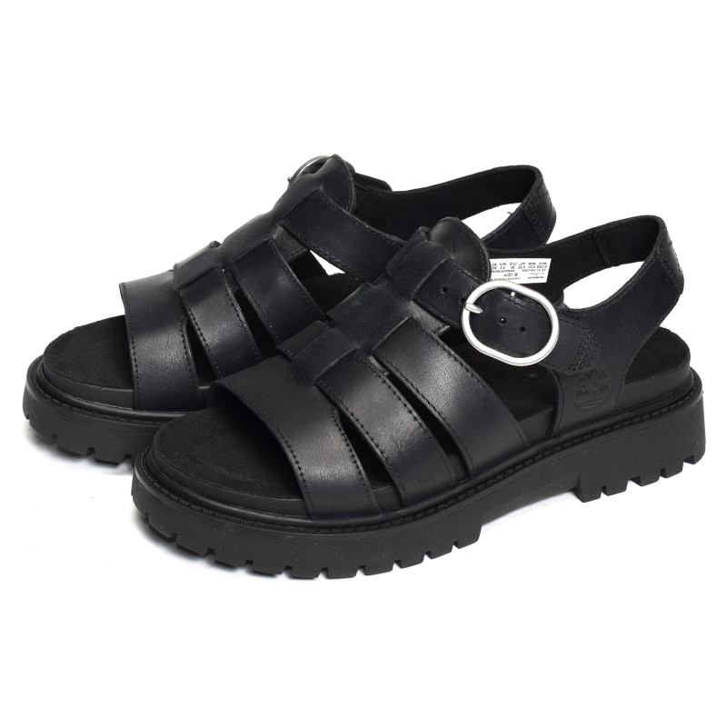 CLAIREMONT WAY FISHERMAN Noir, Nu-Pieds à plateforme Timberland