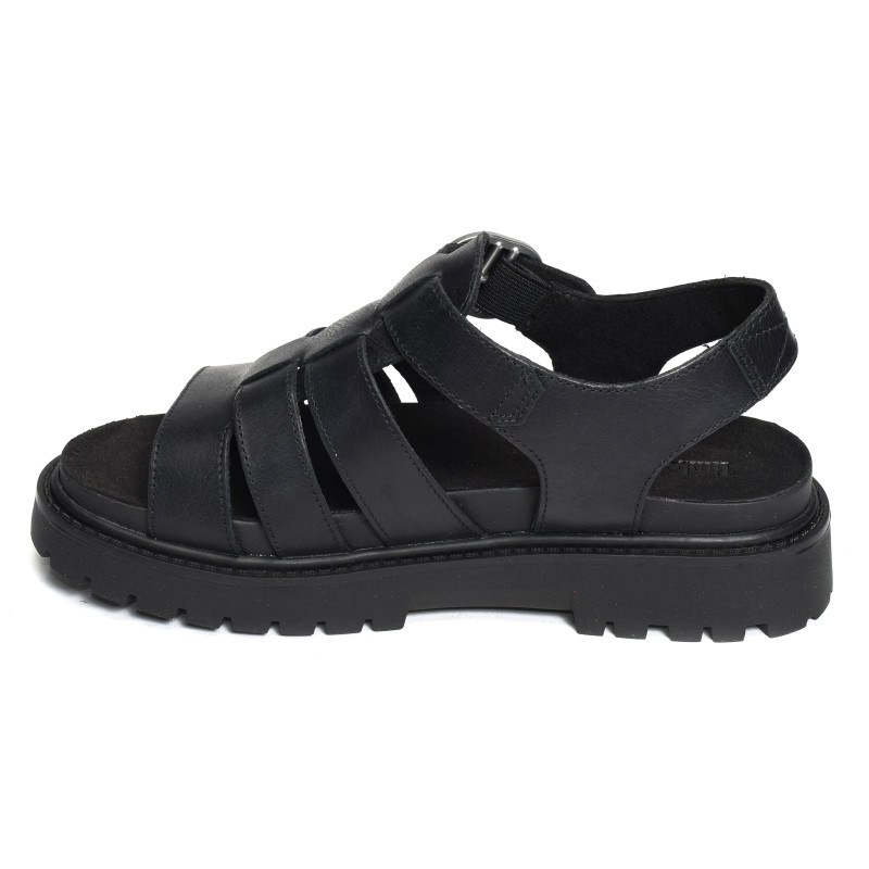 CLAIREMONT WAY FISHERMAN Noir, Nu-Pieds à plateforme Timberland