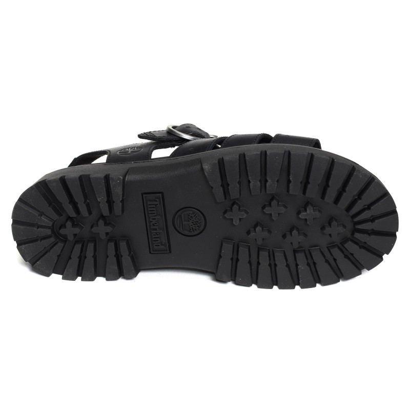 CLAIREMONT WAY FISHERMAN Noir, Nu-Pieds à plateforme Timberland