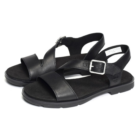CALISTA BAY Noir, Sandales plates Timberland