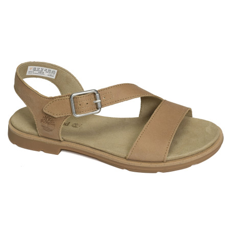 CALISTA BAY Beige, Sandales plates Timberland