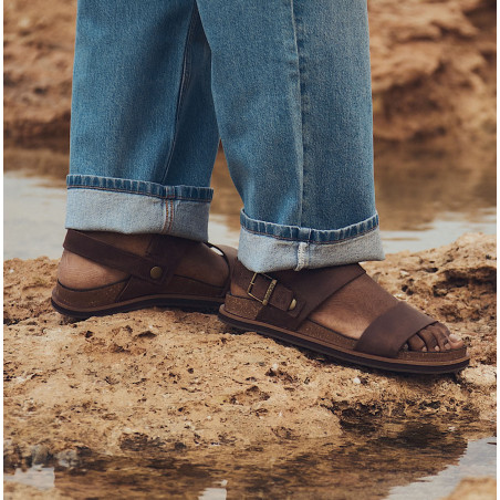 AMALFI BACKSTRAP Marron, Sandales plates & Nu-Pieds Timberland