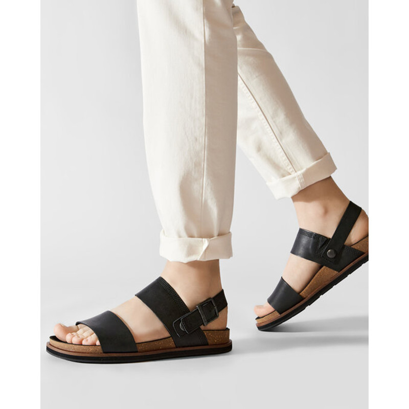 AMALFI BACKSTRAP Noir, Sandales plates & Nu-Pieds Timberland
