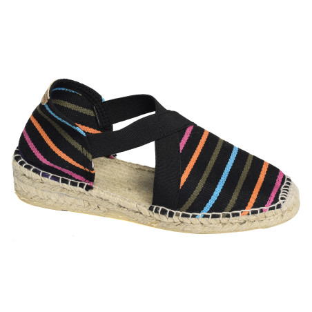 EVA Noir Multicolore, Espadrilles Toni Pons
