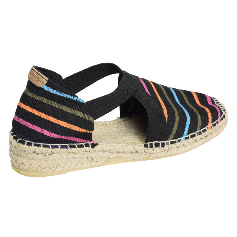 EVA Noir Multicolore, Espadrilles Toni Pons