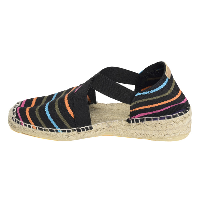 EVA Noir Multicolore, Espadrilles Toni Pons