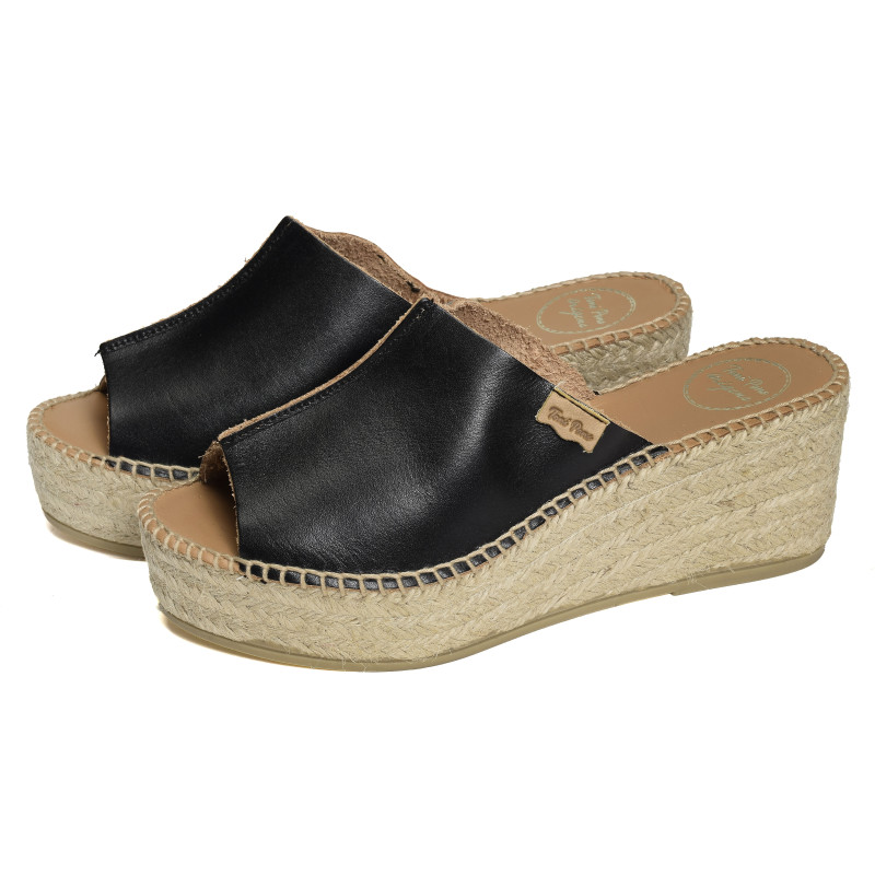 IVONNE Noir, Mules Toni Pons