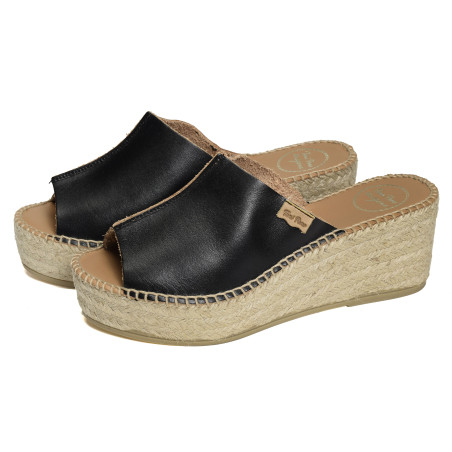 IVONNE Noir, Mules Toni Pons