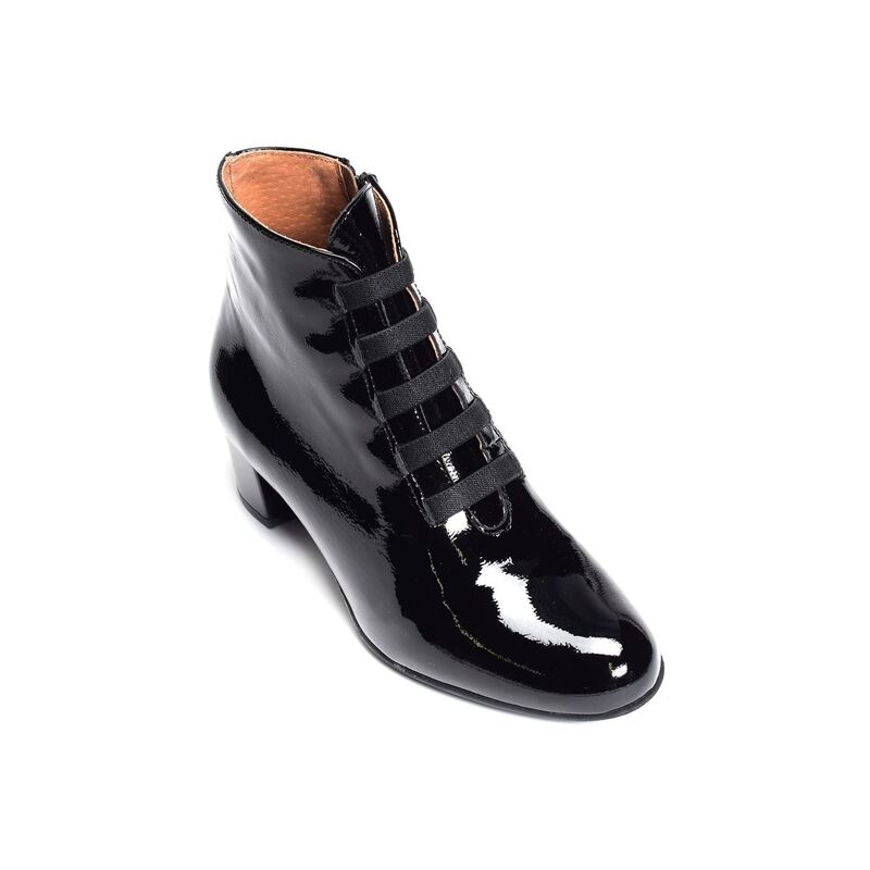 513 Verni Noir, Bottines Folie's