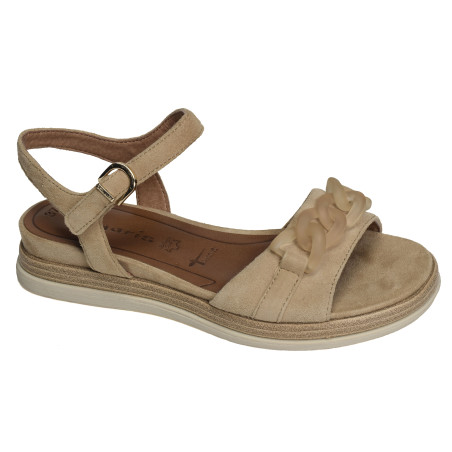 28254 Tan, Sandales compensées Tamaris