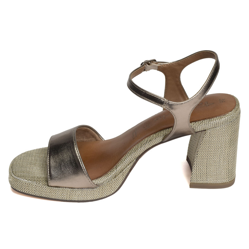 28342 Bronze, Nu-Pieds à talon Tamaris