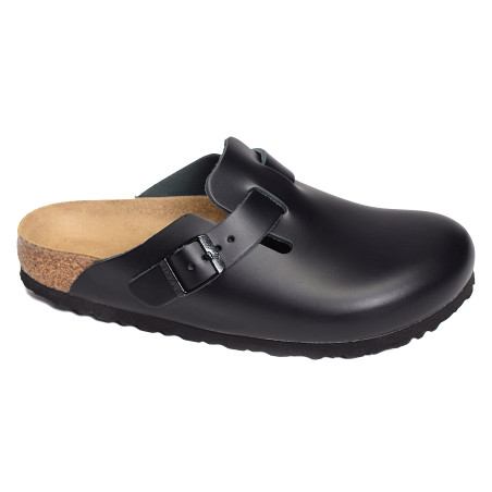 BOSTON CUIR W Noir, Sabots Birkenstock