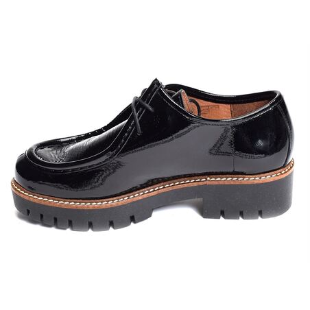 CV6202 Verni Noir, Richelieus Rock & Rose