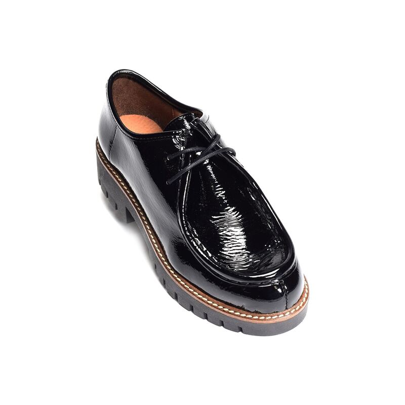 CV6202 Verni Noir, Richelieus Rock & Rose