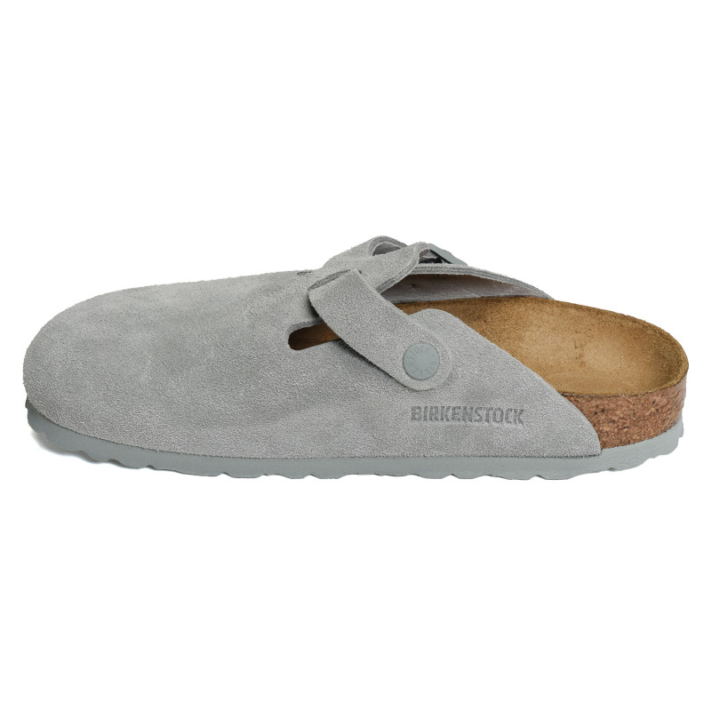 BOSTON W Bleu Gris, Sabots Birkenstock