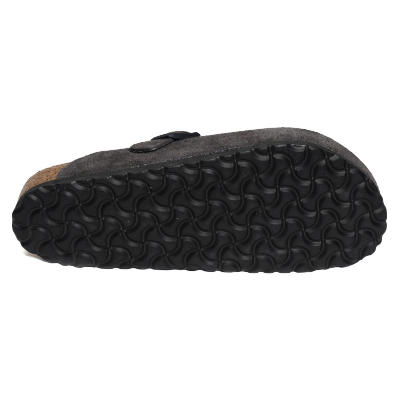 BOSTON SUEDE Anthracite, Sabots Birkenstock
