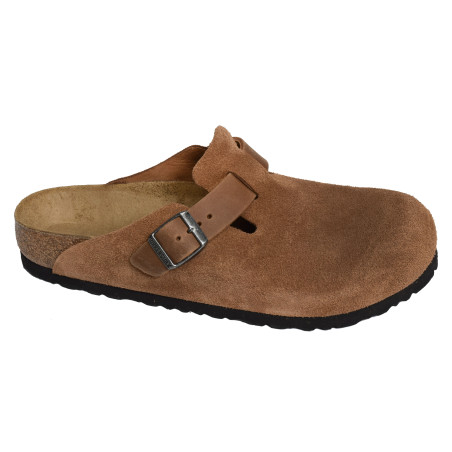 BOSTON SUEDE Cognac, Sabots Birkenstock