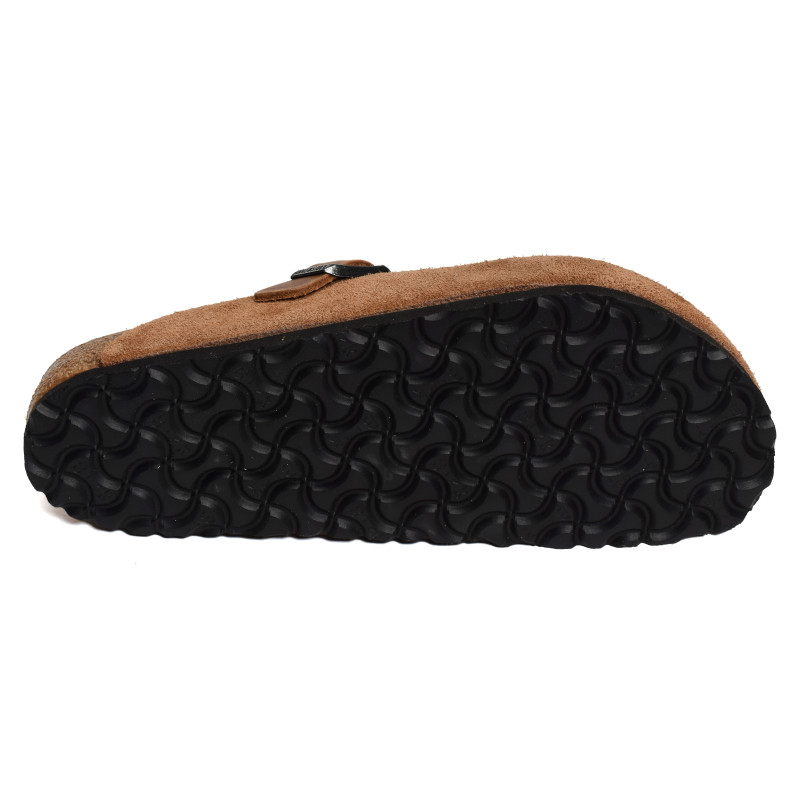 BOSTON SUEDE Cognac, Sabots Birkenstock