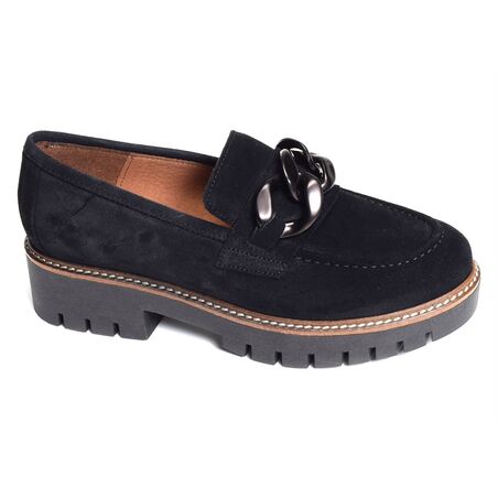 CV6204 Noir, Mocassins Rock & Rose