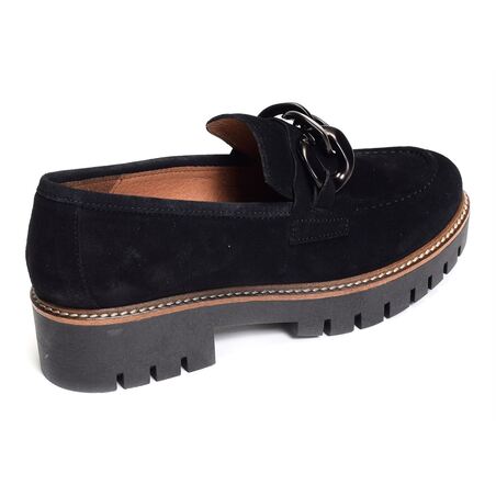 CV6204 Noir, Mocassins Rock & Rose