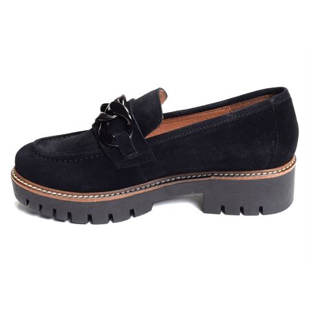 CV6204 Noir, Mocassins Rock & Rose