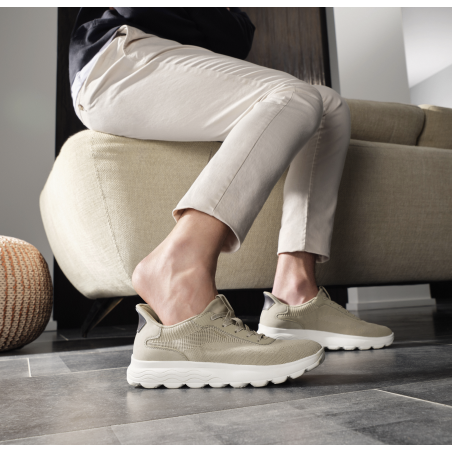 D SPHERICA PLUS A Taupe Or, Slip-On Geox