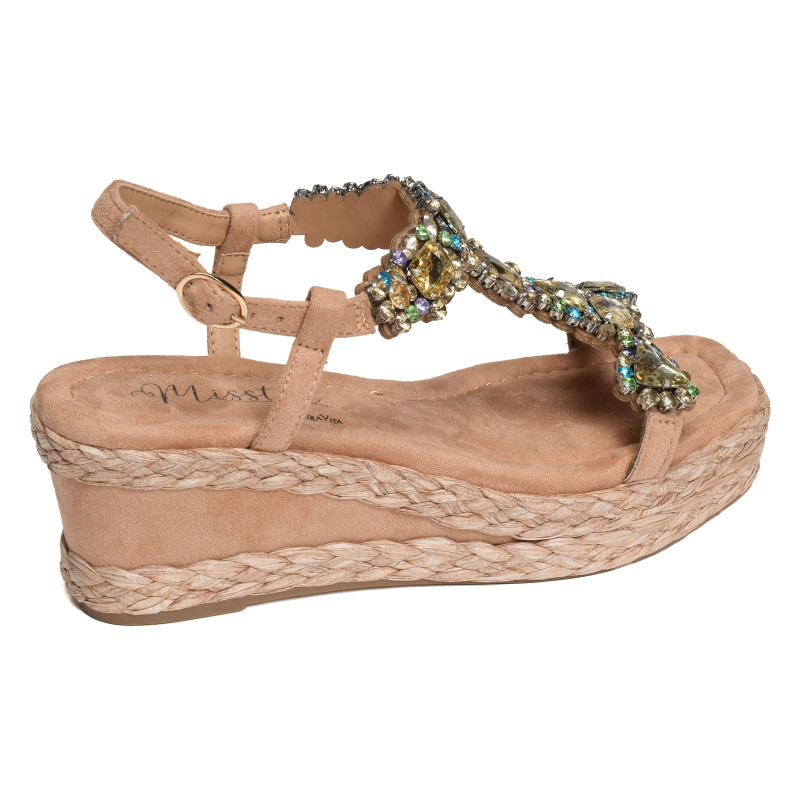 MARIEO 11 Beige, Sandales compensées Laura Vita