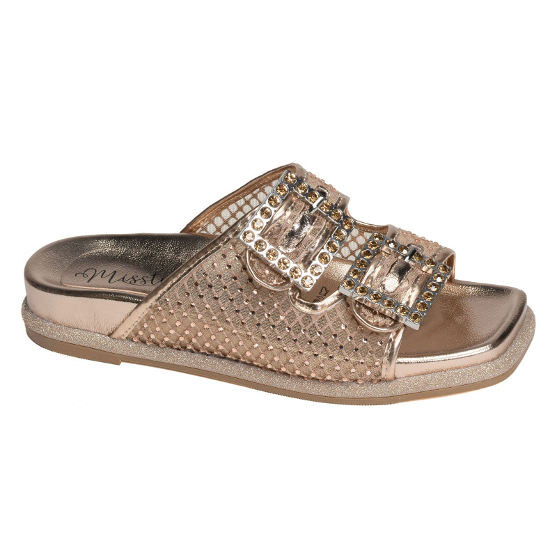 MAXINE 52 Or Rose, Mules Laura Vita