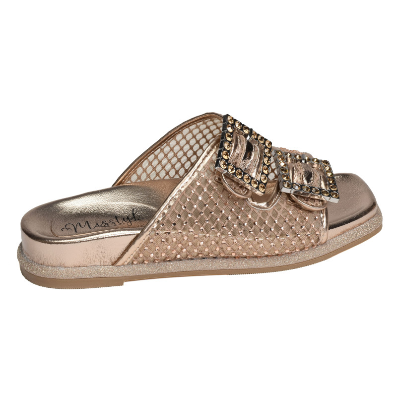 MAXINE 52 Or Rose, Mules Laura Vita
