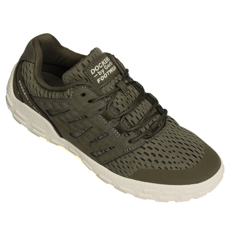 56AA001 Kaki, Baskets running Dockers