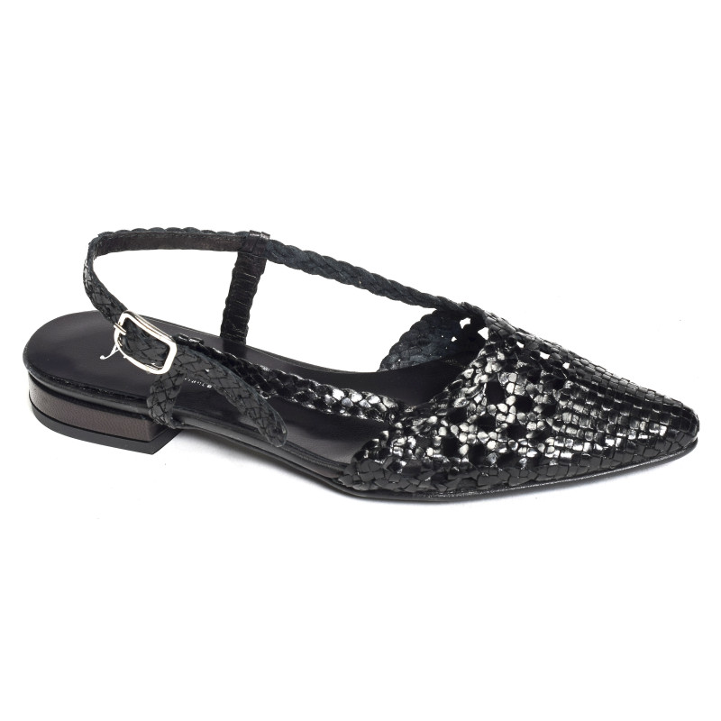 MANEL Noir, Slingback Yves Desfarge