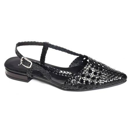 MANEL Noir, Slingback Yves Desfarge