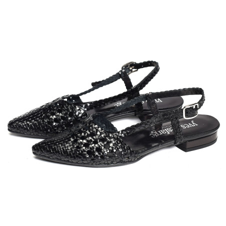 MANEL Noir, Slingback Yves Desfarge