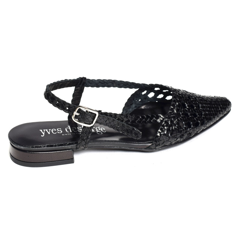 MANEL Noir, Slingback Yves Desfarge