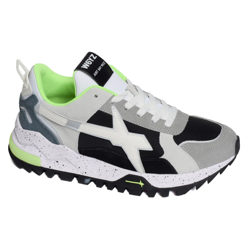 BREEZE 3M Gris Noir, Baskets running W6YZ