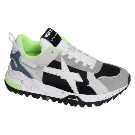 BREEZE 3M Gris Noir, Baskets running W6YZ