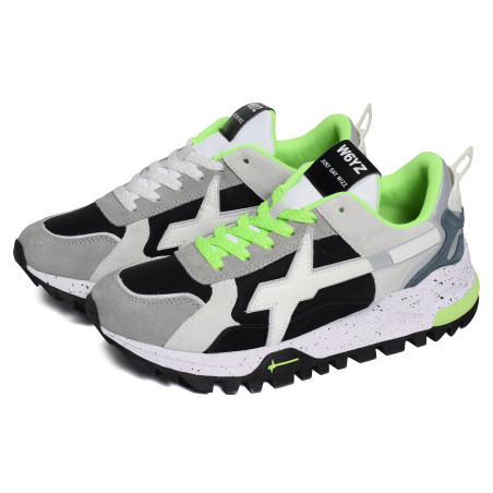 BREEZE 3M Gris Noir, Baskets running W6YZ