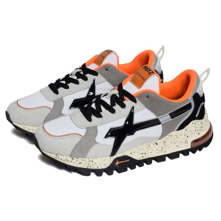 BREEZE 3M Gris Blanc, Baskets running W6YZ